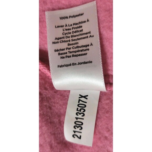 Talbots Womens Plus Petite 3XP Microfleece Funnel Neck Pullover Sweater New Pink - Picture 5 of 8